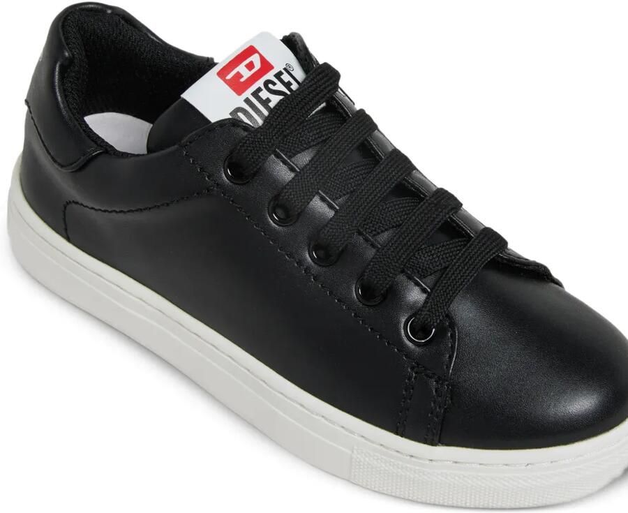 Diesel Kids Sneakers met logoprint Zwart - Foto 2