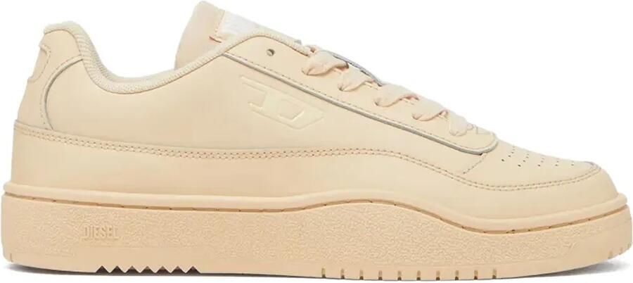 Diesel Leren sneakers Bruin