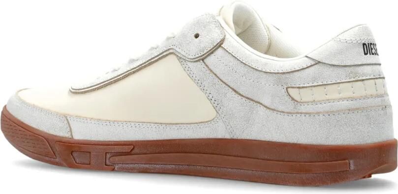Diesel S-D-COFFEE leren sneakers Beige - Foto 3