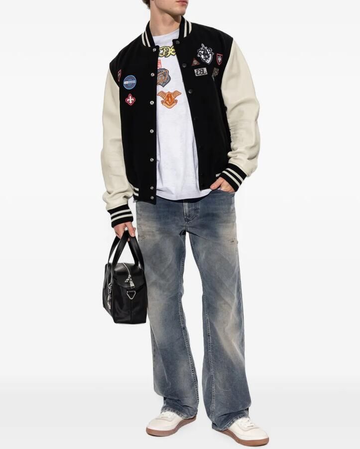 Diesel S-D-COFFEE leren sneakers Beige - Foto 2