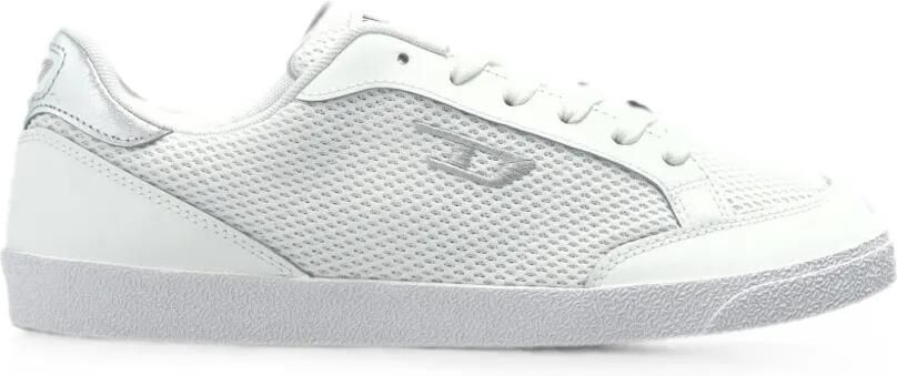 Diesel S-D-LEO LOW-top sneakers met mesh vlakken en logo Wit