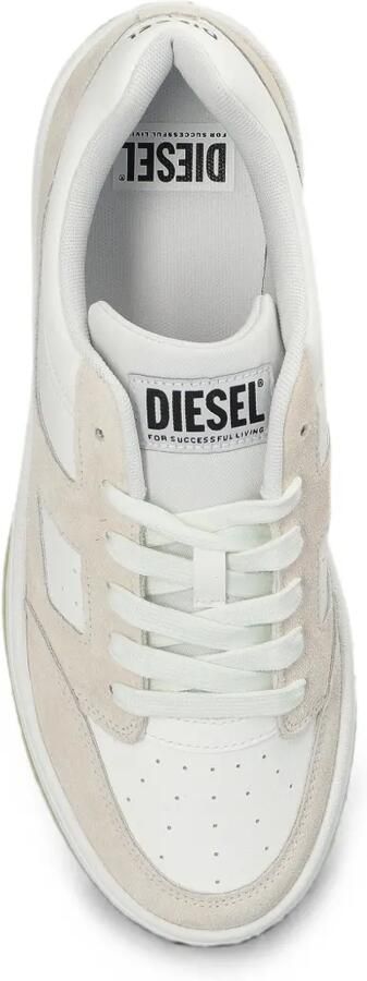 Diesel S-D-Long Low leren low-top sneakers Wit - Foto 5