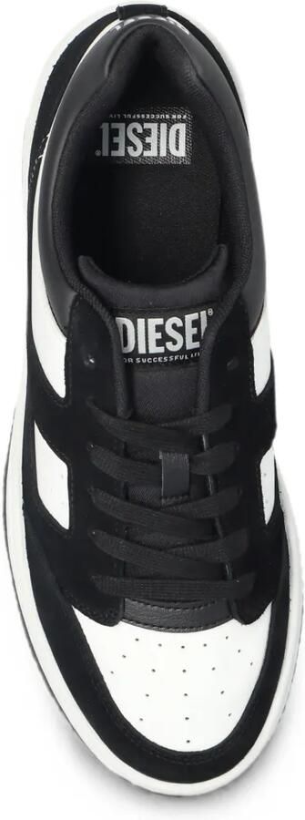 Diesel S-D-LONG LOW leren low-top sneakers Zwart - Foto 5