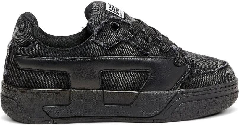 Diesel S-D-Ollie denim sneakers Zwart