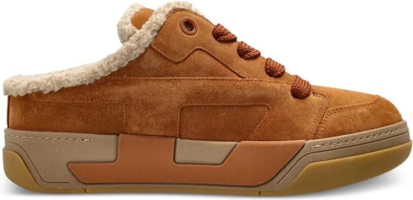 Diesel S-D-Ollie leren sneakers Bruin - Foto 5