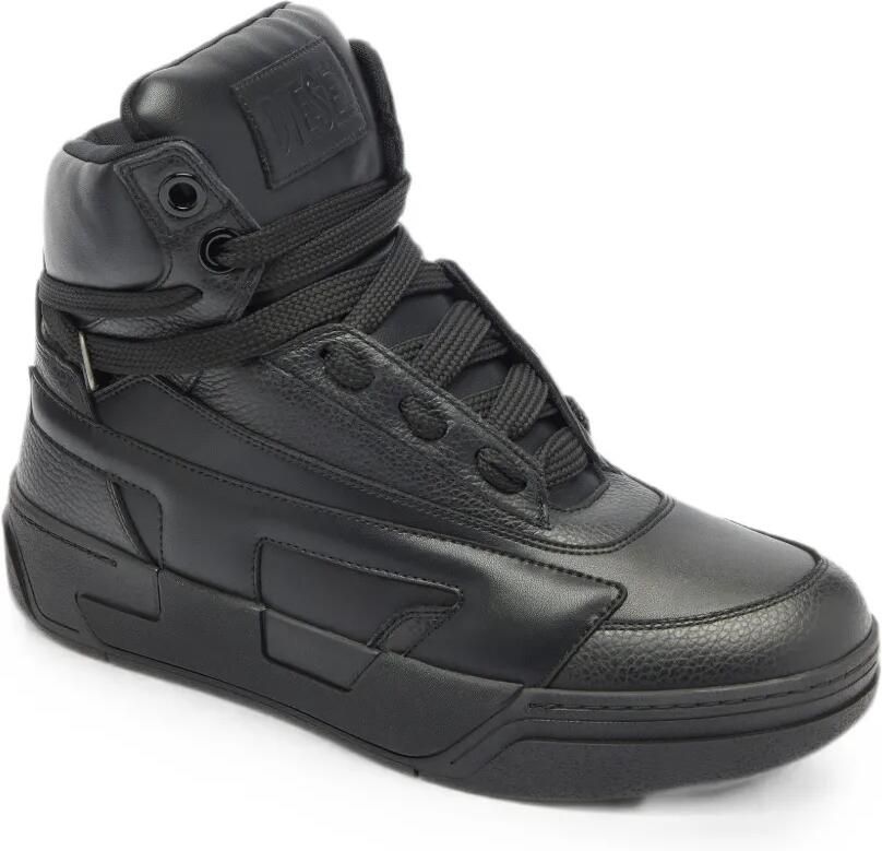 Diesel S-D-Ollie Mid leren high-top sneakers Zwart - Foto 2