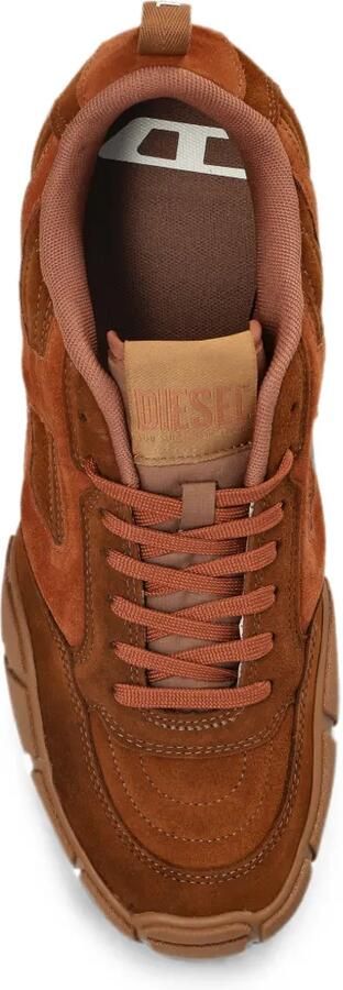 Diesel S-Pagodha gewatteerde suède sneakers Bruin - Foto 4