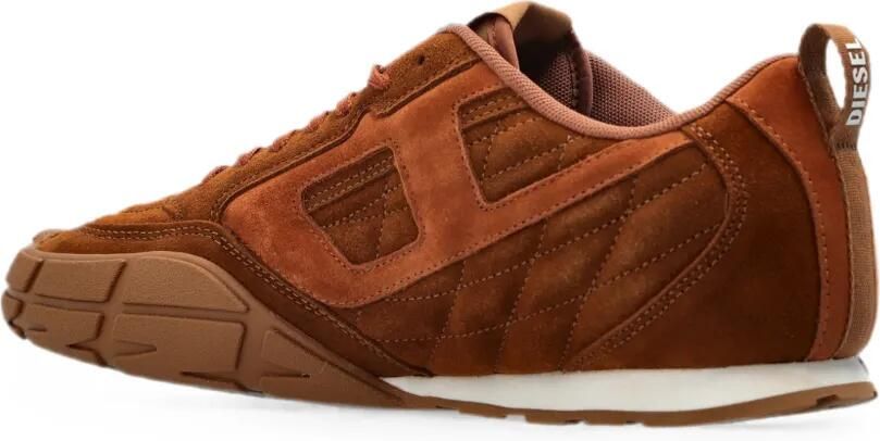 Diesel S-Pagodha gewatteerde suède sneakers Bruin - Foto 3