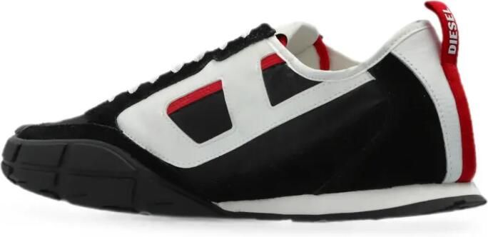 Diesel S-Pagodha leren en suède ripstop sneakers Zwart - Foto 4