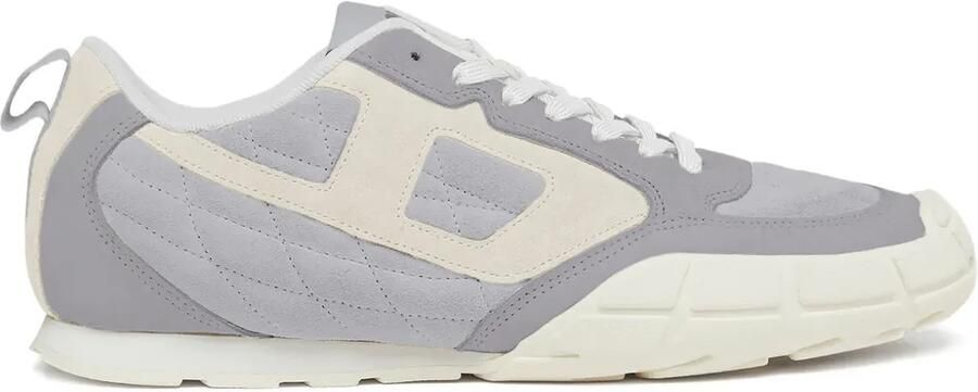 Diesel S-PAGODHA LOW gewatteerde sneakers met logo-applicatie Grijs