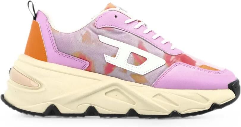 Diesel S-Savannah Tulu low-top sneakers met platform Roze