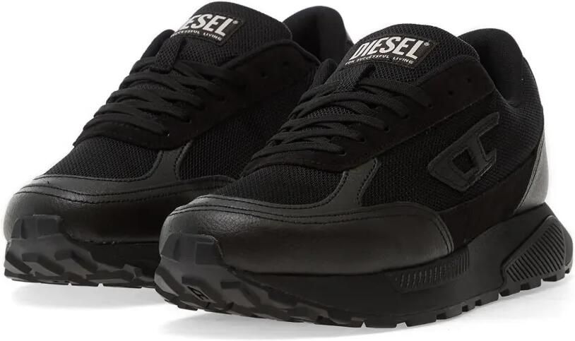Diesel S-Tame D-Up sneakers met logopatch Zwart - Foto 3