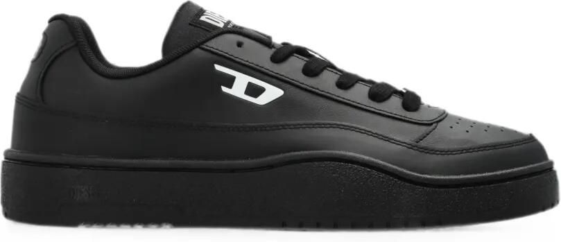 Diesel S-Tracker-D Low leren sneakers Zwart