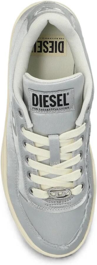 Diesel S-Tracker-D Low sneakers met metallic-effect Zilver - Foto 3