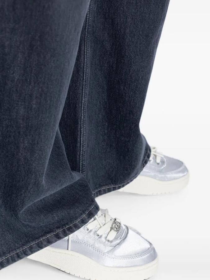 Diesel S-Tracker-D Low sneakers met metallic-effect Zilver - Foto 4