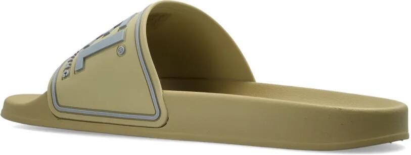 Diesel Sa-Mayemi slippers met logo-reliëf Groen - Foto 5