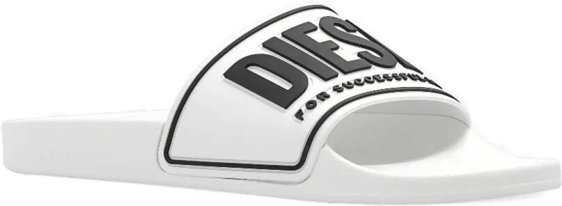 Diesel Sa-Mayemi slippers Wit - Foto 4