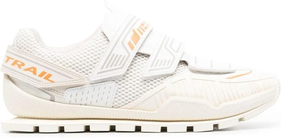 Diesel Sneakers met klittenband Beige