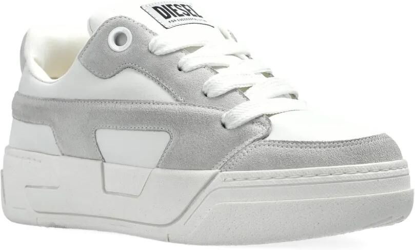 Diesel Sneakers met vlakken Wit