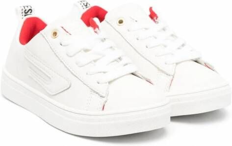 Diesel Kids S-Vaneela Lc sneakers met logo-applicatie Wit