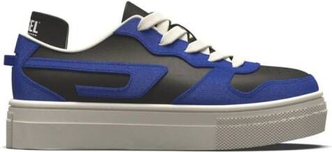 Diesel Kids S-Ukiyo sneakers met vlakken Blauw