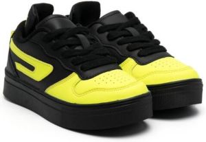Diesel Kids Tweekleurige sneakers Zwart