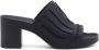 Diesel Sa-Pamela H sandalen met logo-reliëf Zwart - Thumbnail 1