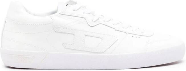 Diesel S-Leroji Low leren sneakers Wit