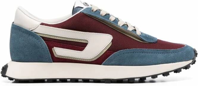Diesel S-Racer sneakers met vlakken Rood