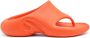 Diesel Sa-Maui X teenslippers met logo-reliëf Oranje - Thumbnail 1