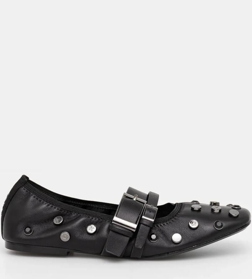 DKNY Ballerina's verfraaid met kristallen Zwart