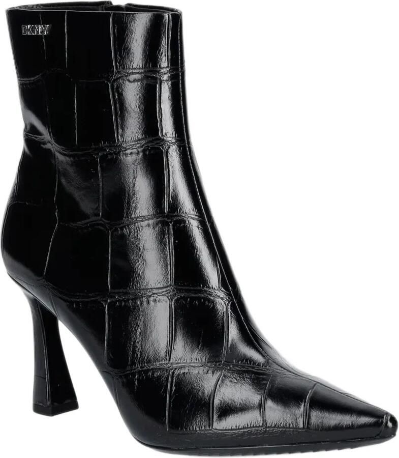 DKNY Cayden croc-effect ankle boots Zwart - Foto 2