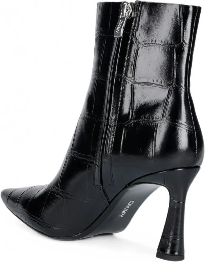 DKNY Cayden croc-effect ankle boots Zwart - Foto 3
