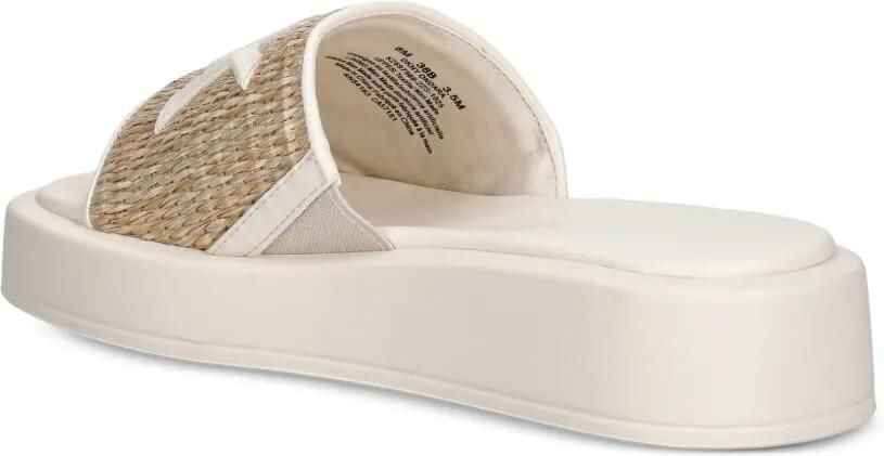 DKNY Geweven slippers met logo-patch Beige - Foto 3