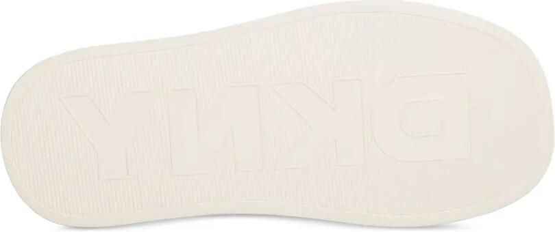 DKNY Geweven slippers met logo-patch Beige - Foto 5