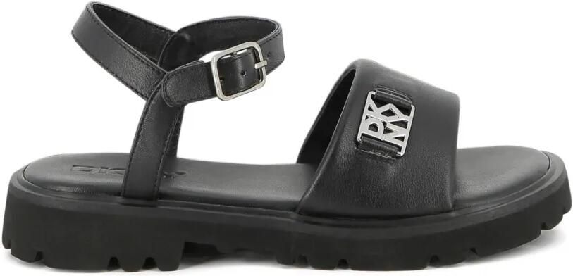 Dkny Kids Sandalen met logodetail en gesp Zwart - Foto 4