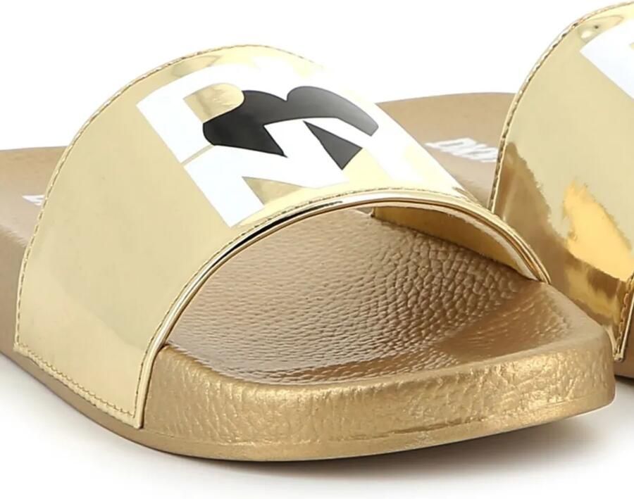 Dkny Kids Sandalen met logoprint Goud - Foto 2