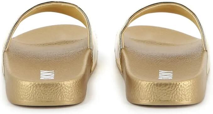 Dkny Kids Sandalen met logoprint Goud - Foto 4