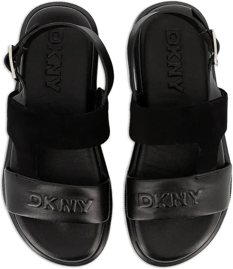 Dkny Kids Sandalen met twee bandjes en gesp Zwart - Foto 2