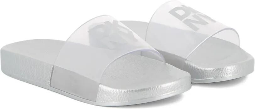 Dkny Kids Slippers met logo Grijs