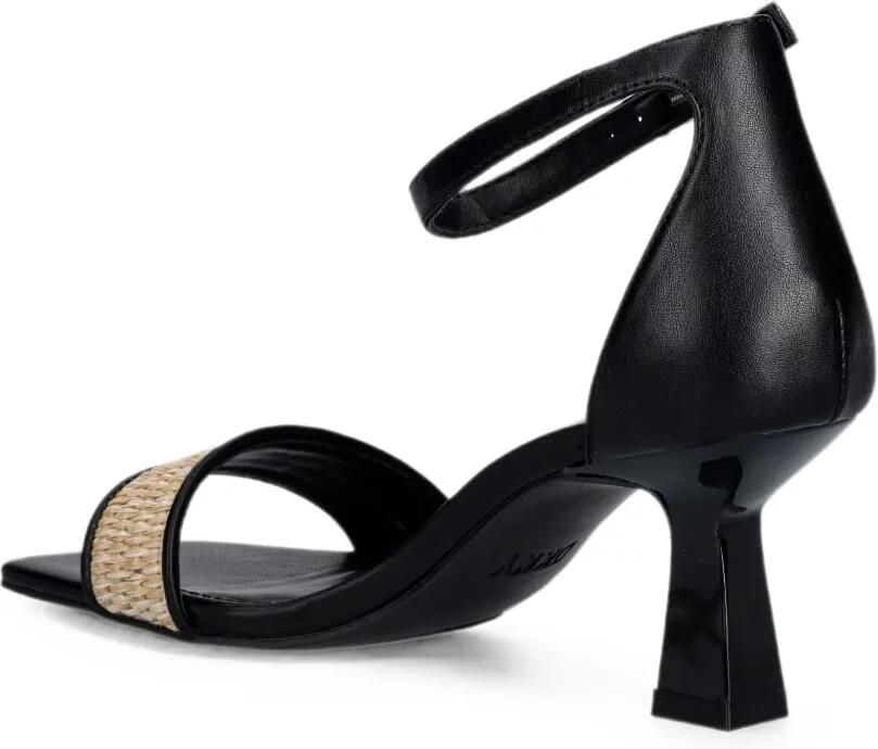 DKNY Krazz sandalen met geweven bandje en hak Zwart - Foto 2