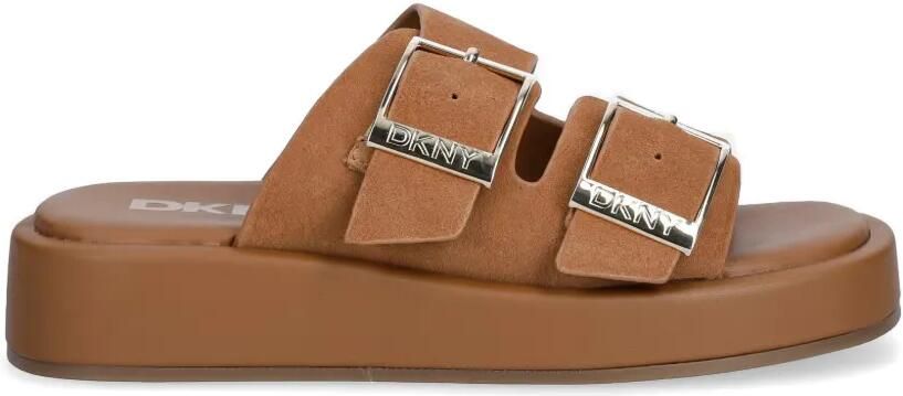 DKNY Leocadia sandalen met gesp Bruin