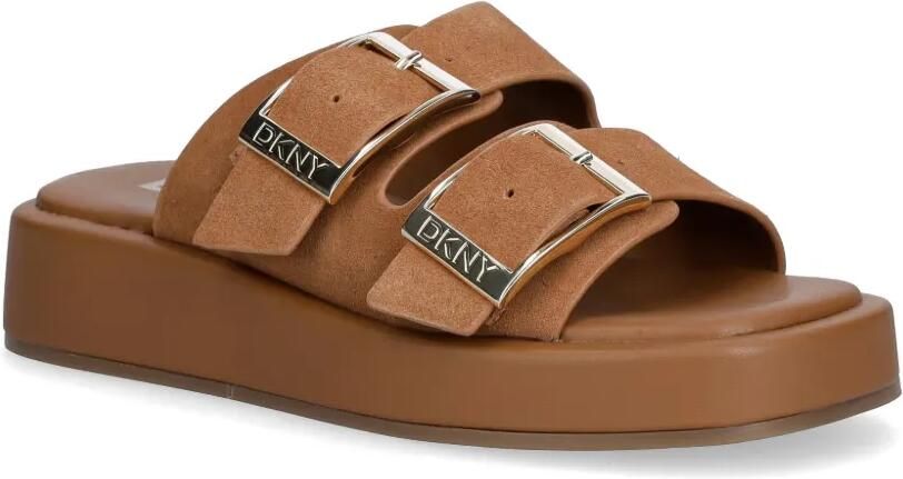 DKNY Leocadia sandalen met gesp Bruin - Foto 3
