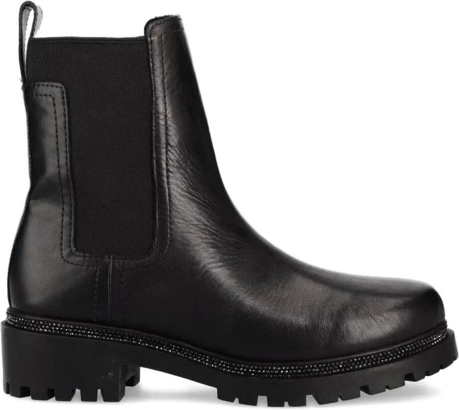 DKNY Leren Chelsea laarzen Zwart
