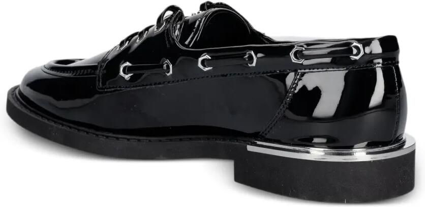 DKNY Randall loafers met veters en lakleren afwerking Zwart - Foto 2