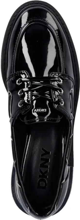 DKNY Randall loafers met veters en lakleren afwerking Zwart - Foto 4