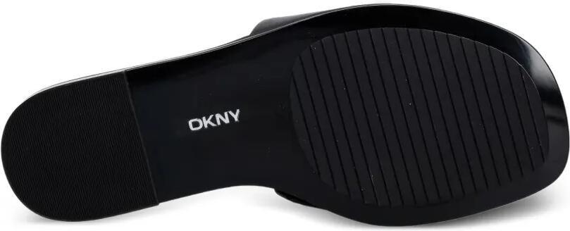 DKNY Sandalen met logo-reliëf Zwart - Foto 4