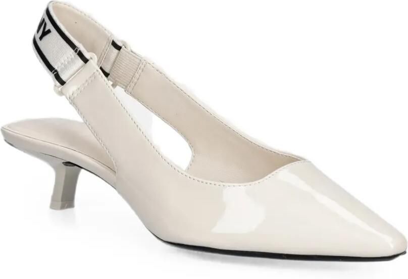 DKNY Slingback pumps met logoband Wit - Foto 2