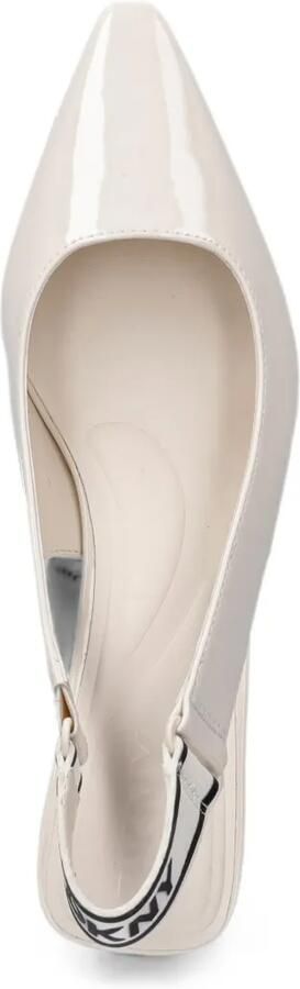 DKNY Slingback pumps met logoband Wit - Foto 4