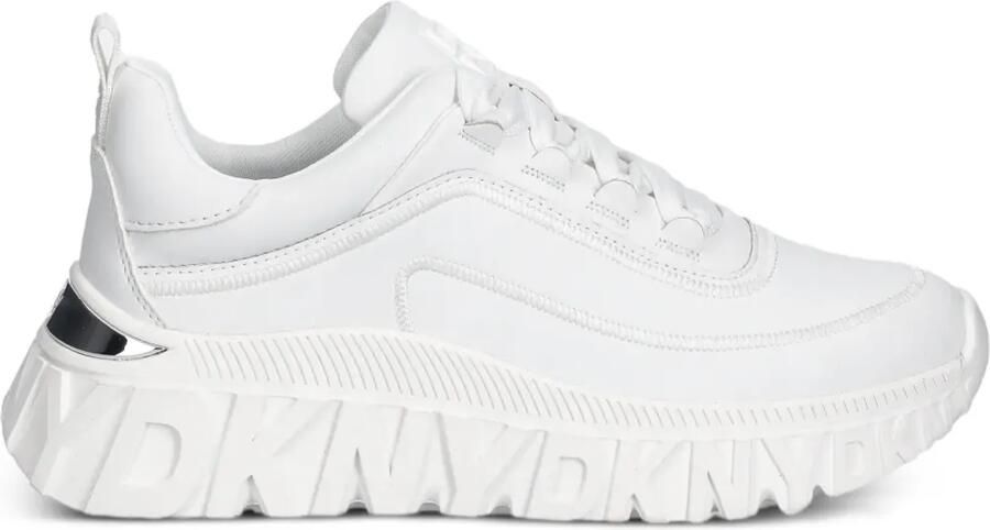 DKNY Sneakers met logo-reliëf Wit